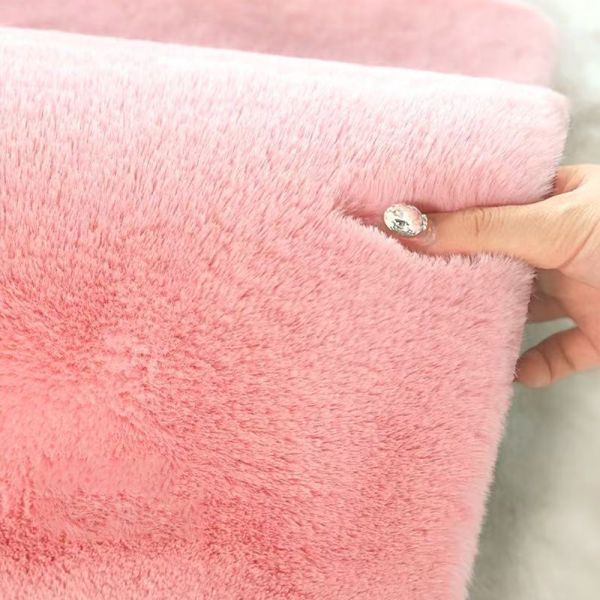 Cloud-Soft Faux Rabbit Fur Rug 