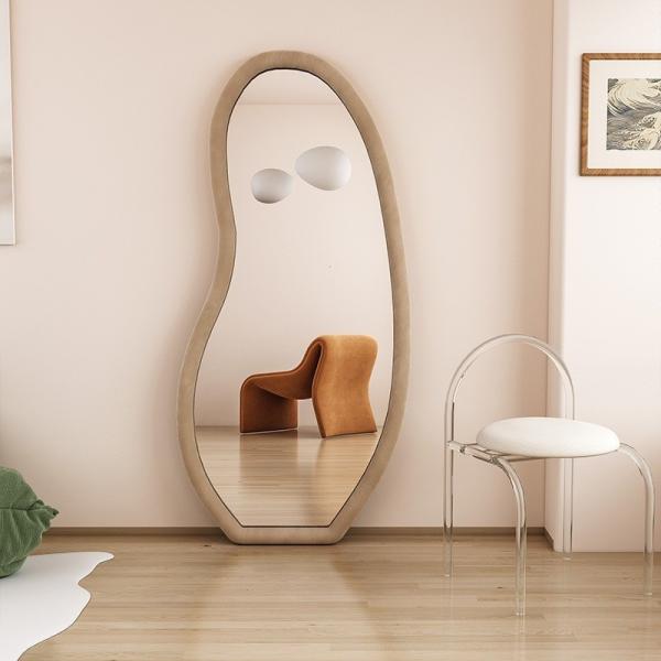 Custom Standing Arched Floor Mirror Full Length 78x108cm