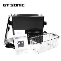 Líquido de limpeza ultrassônico aquecido 6L 40kHz das peças do painel de toque de Digitas com suporte/dreno