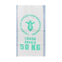 bolso tejido PP 600D blanco - 1500D de la harina de arroz 50kg anchura de los 40cm - del 100cm