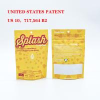 Sacos Mylar à prova de odor personalizados para embalagens de tabaco com fechadura de plástico segura
