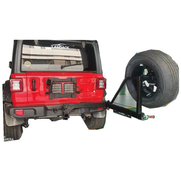 Carbon Steel Multi-Fit Spare Tire Hitch Mount for Off-Road Adventures Heavy-Duty