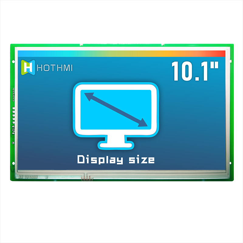 10,1 дисплей 1024x600 прочное 300cd/m2 UART TFT дюйма умный