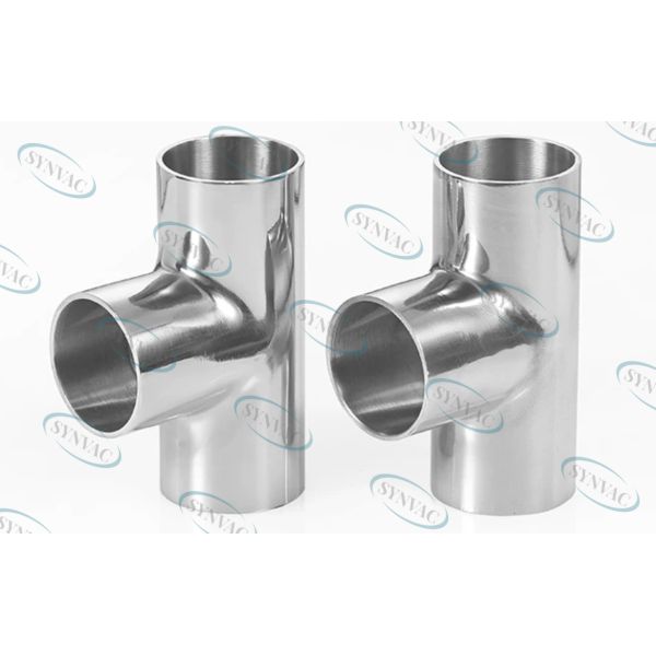 BA Or Blasting Surface Treatment Vacuum Tee For Vacuum System