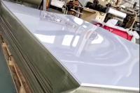 White advertising polystyrene sheet PS advertising board porcelain white PS panel