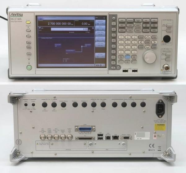 100 kHz–6 GHz Analog Signal Generator Anritsu MG3740A –140 dBc/Hz Phase Noise Fast 600 µs List Switching
