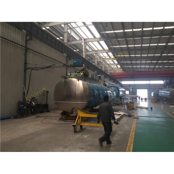 Diesel Tanker Trailer Liquid Transportation / Chemical Tanker Truck 50000 Liters
