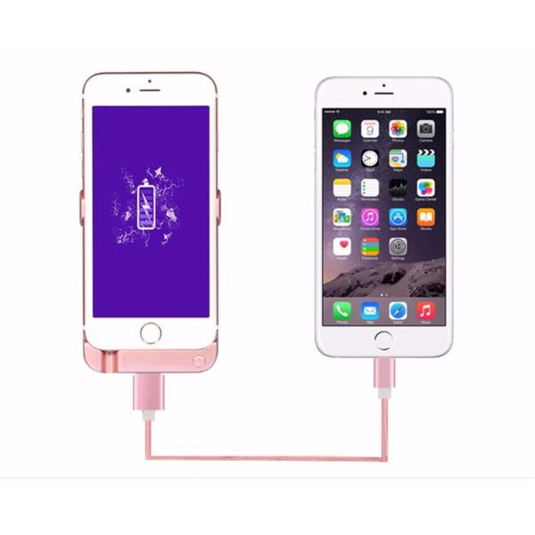 Wireless 8000mAh Back Clip Battery Charger Power Bank For iPhone 6 6s 6plus