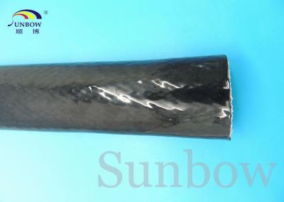 Silicone Coated Fibreglass Fire Protective Fire Sleeving High Temperature