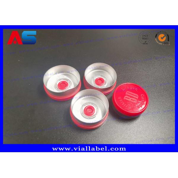 Custom Aluminum-Plastic Caps (13mm/20mm) Engraved Pharmaceutical Logo And Words