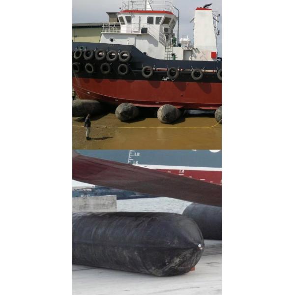 Airbag en caoutchouc durable pour le lancement de bateaux