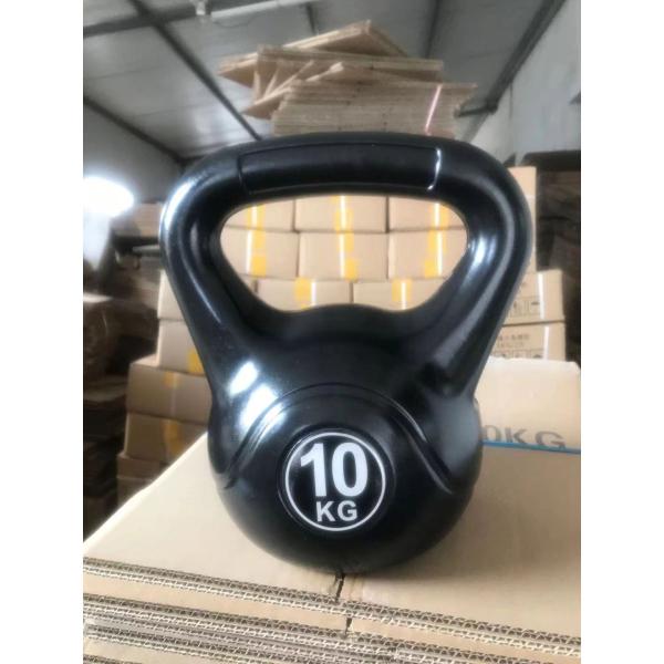 Factory wholesale fitness weight-lifting cement kettlebell sand-filled kettlebell rubber dumbbell kettlebell
