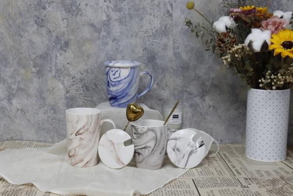 Grain glazy gift mug new bone china luxury mugs for home and office use ceramic mugs