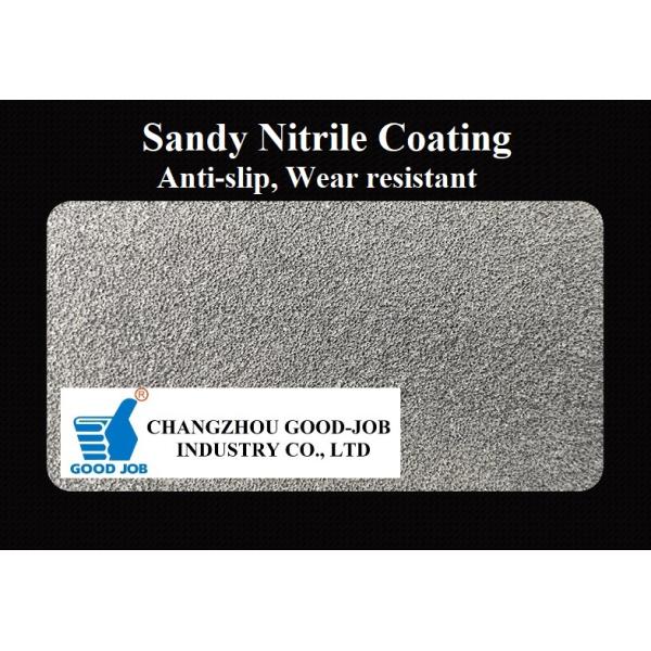 Двойная окунутая ладонь нитрила Sandy перчаток покрыла анти- отрезанные перчатки 4443D