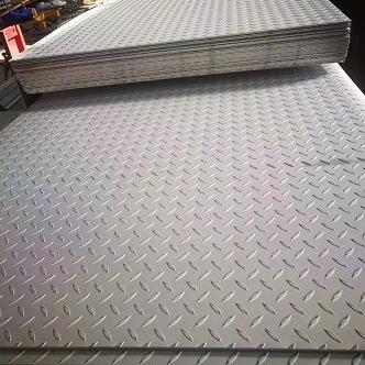 6mm Hot Rolled 304 Stainless Steel SS Checkered Plate For Building