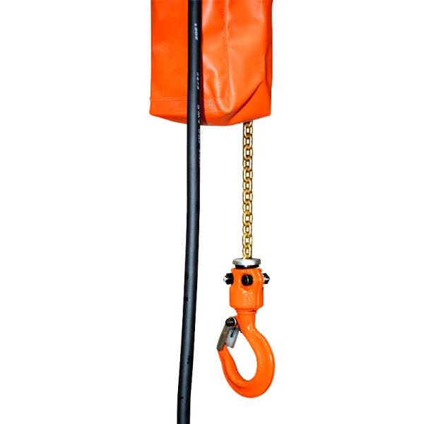 1 tonne d'élévateur de câble électrique de type Sling G80 à chaîne avec moteur de déplacement de 0,8 kW