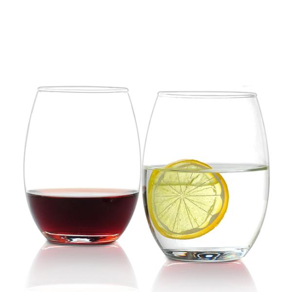 Multiple Use 15oz Stemless Wine Glass For Wine / Soda Water / Cocktail