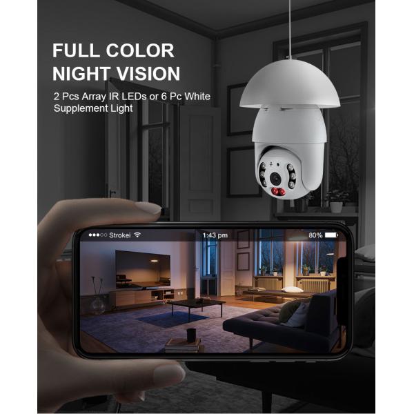 360 Degree HD Surveillance PTZ Security Wifi Cctv Network Camera for Smart Light Bulb