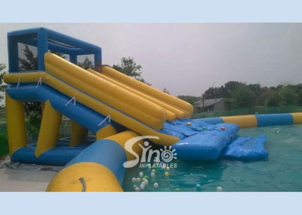15m Dia. Pool Kids N Adults Big Inflatable Water Park On Land For Outdoor Rental Business