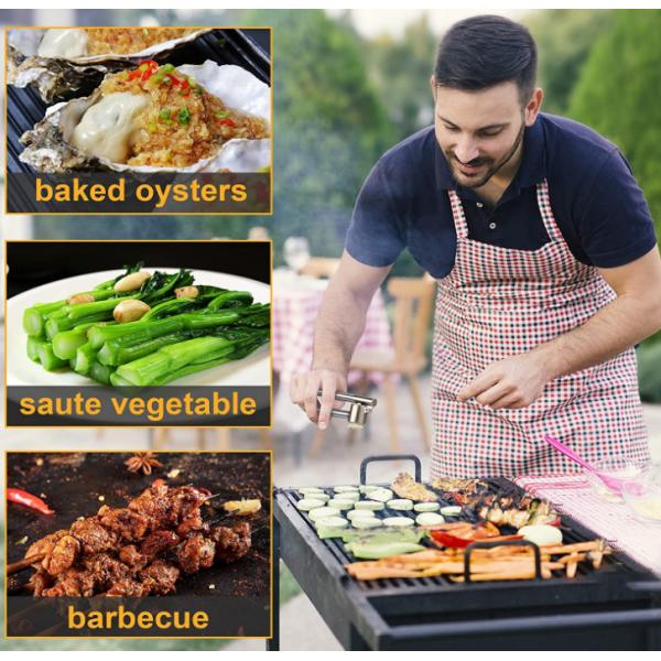 Garlic Press Mincer Rust Proof 304 Stainless Steel Garlic Crusher & Peeler Set