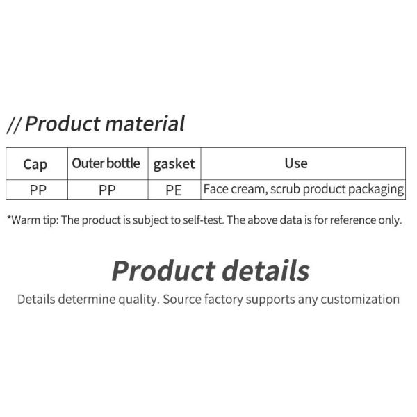 200ml 250ml PET Round Bottom Plastic Hair Butter Jar with Frosted Cap for Body Scrub and Cosmetic Packaging