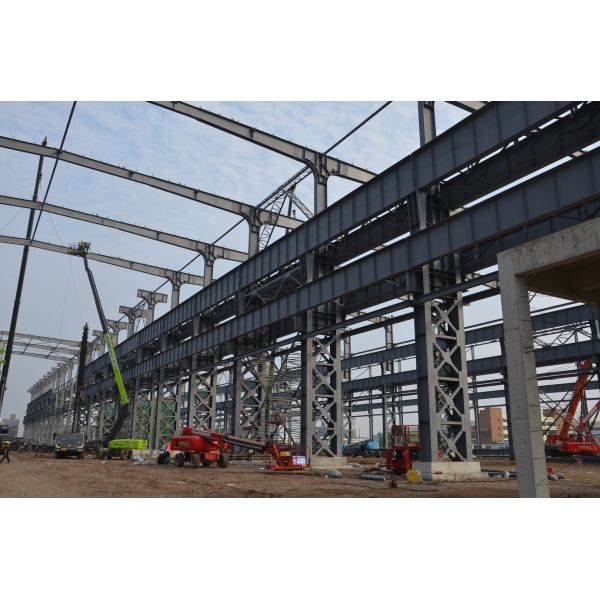 Mixed-Use Steel Structure Building with Warehouse and Office Space Barndominium KXD Steel Structure