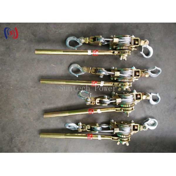 Ratchet Wire Tighter 10-30kN 1200-1500mm Forged Steel Transmission Line Stringing Tools