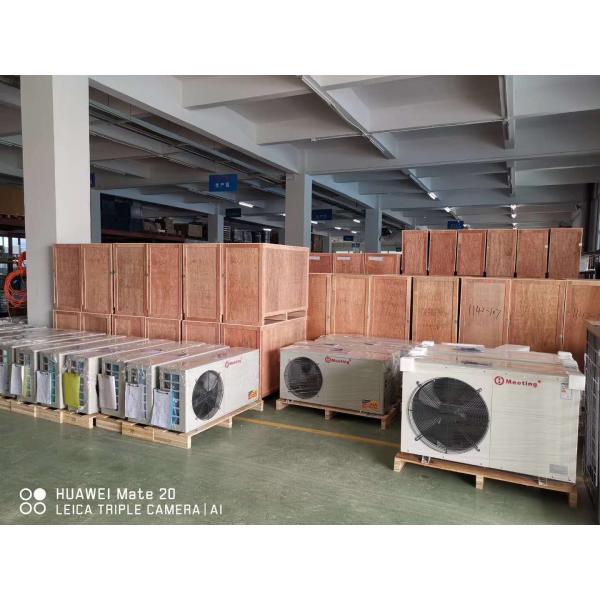 Низкий окружающий высокий воздух полисмена 22kw r410a для того чтобы намочить инвертор dc теплового насоса monobloc