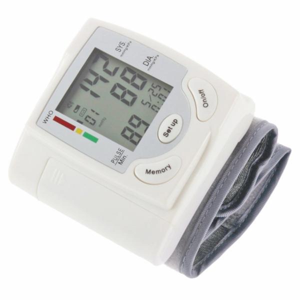 Professional Health Care Wrist Portable Digital Automatic Blood Pressure Monitor Household