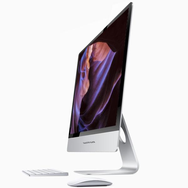 Ángulo de visión vertical de 178° 27 I7 de escritorio curvo todo en un PC para el hogar