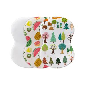 Blank White Polyester Sublimation Baby Burp Cloth