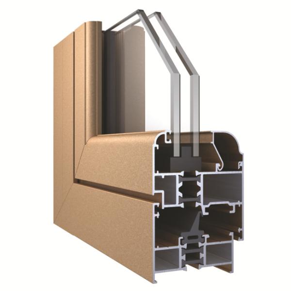 GB5237-2008 Standard Aluminium Window Slide Profile for Double Glazed Sliding Window