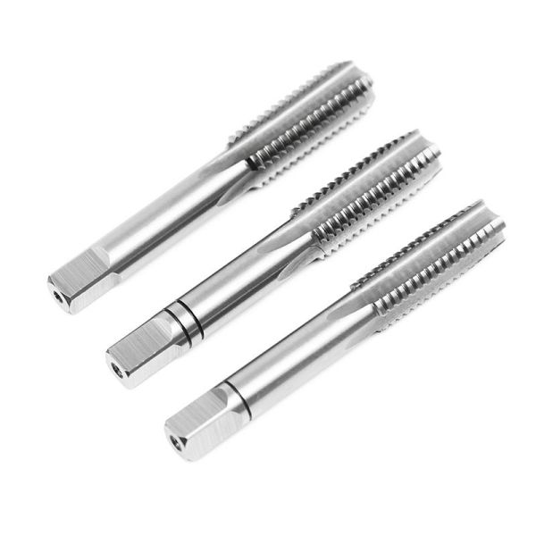 DIN 352 M12 x 1.75 Hand Tap Set | HSS-M2 High-Torque 3-Piece Precision Kit for Heavy Industry