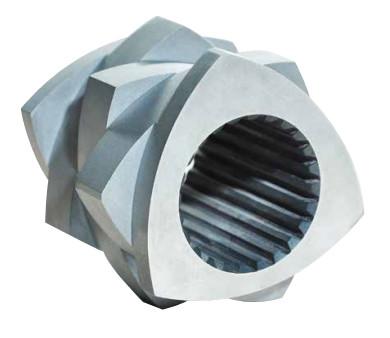 Nitriding Extruder Screw Elements , Extrusion Machine Parts For Toshiba