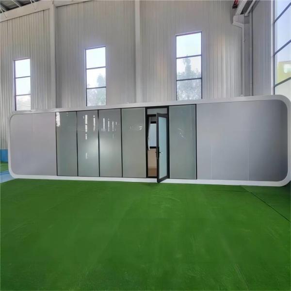 Casa de luxo personalizável com janela de alumínio Modular 20ft Quarto jardim Pod de escritório