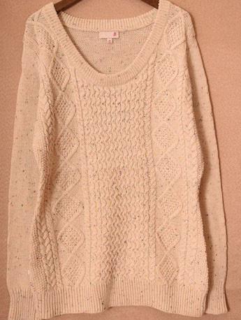 Big Neck Ladies Long Sweaters Casual Sweater Clothing Keep Warm 100% Acrylic