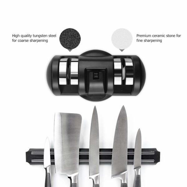 ND-082 Small Household Knife Sharpener Two Knife Mouths One Coarse Grinding
