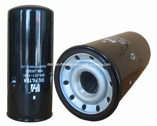 Komatsu excavator  oil filter  600-211-1231  Genuine parts replacement parts aftersale parts