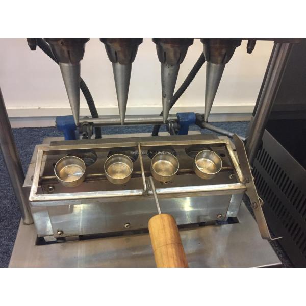 High Quality Ice Cream Waffle Cone Maker / Rolled Sugar Pizza Donut Ice Cream Cone Machine Price