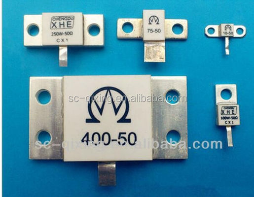 250 Watt 100 Ohms RF Termination Resistor Copper Nickel Plated Heat Sink 0 to 1.5GHz