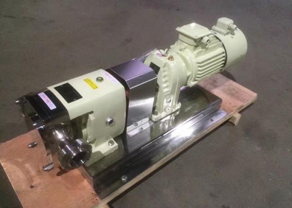 Sanitary Rotary Lobe Pump , Stainless Steel Pump Food Grade For Honey / Food