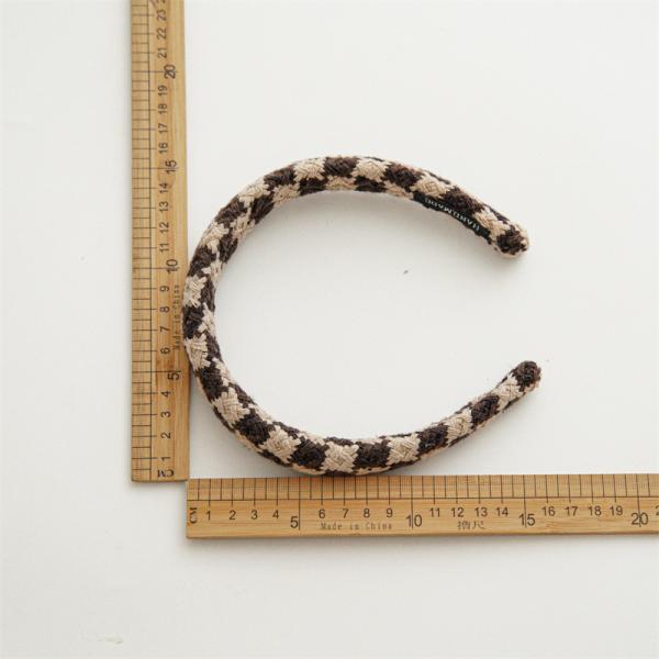 GLH006 Autumn winter thousand bird fabric hair band female top pressure hair wide edge clip