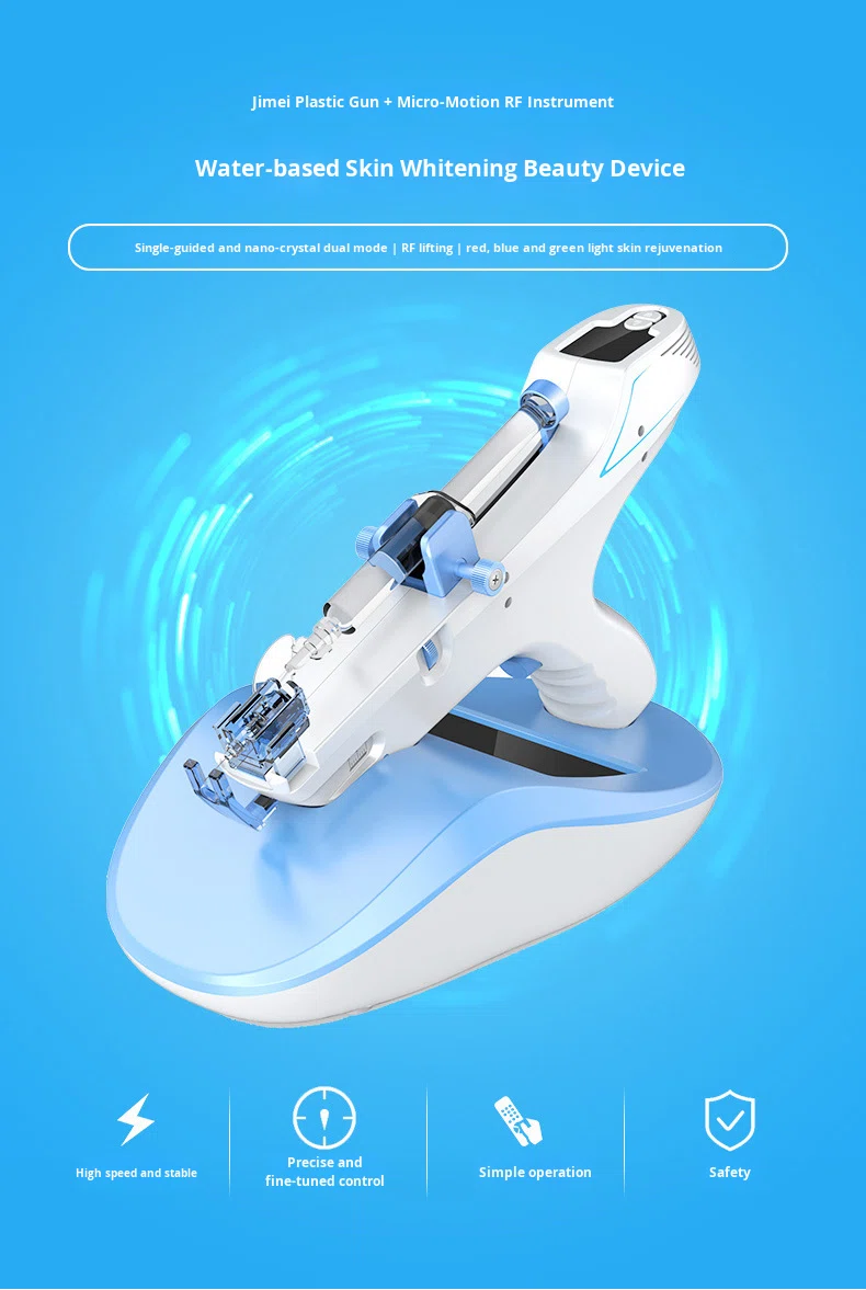 Mesotherapy Gun Shallow Guide Water Facial Rejuvenation Device 5th Generation Dual-Mode Microcrystalline Radiofrequency