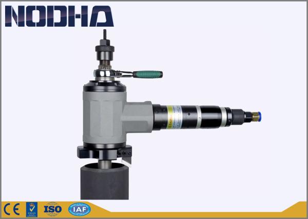 Compact Design Air Driven / Pneumatic Pipe Beveler Lower Weight 15mm Wall Thickness