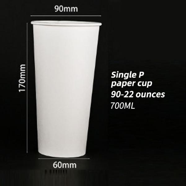 Eco Friendly Coffee Single Wall Paper Cups For Vending Cup Machine