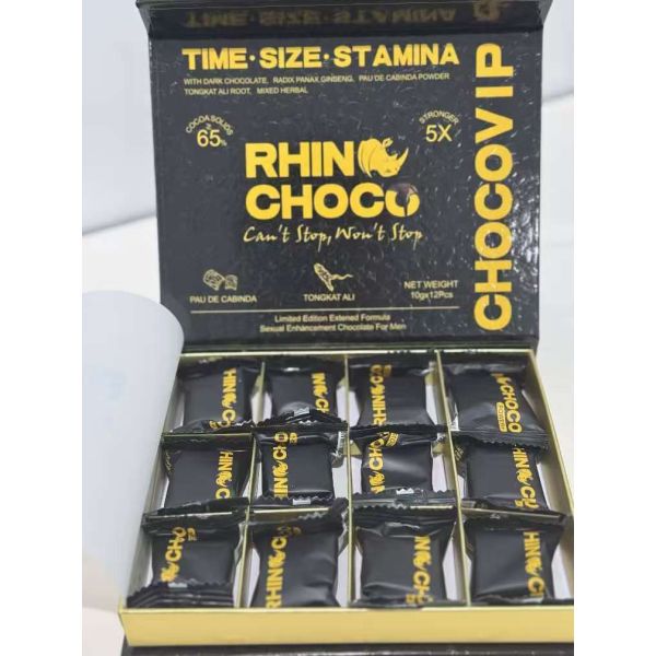 Organic Choco VIP Chocolate for Men Rich in Vitamins as Male Supplement Snacks