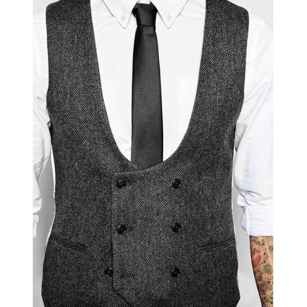 Vestido negro delgado para hombres en color personalizado perfecto para el estilo formal de negocios