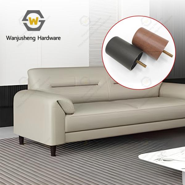 Round Plastic Feet with Screws Sofa Feet Accessories Furniture Feet