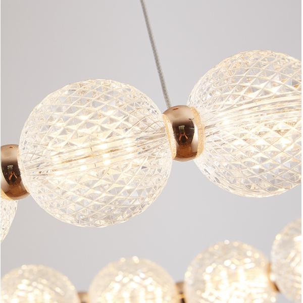 Трицветное акриловое кольцо светодиодный современный подвесный свет кнопка переключатель 10 до 30м2