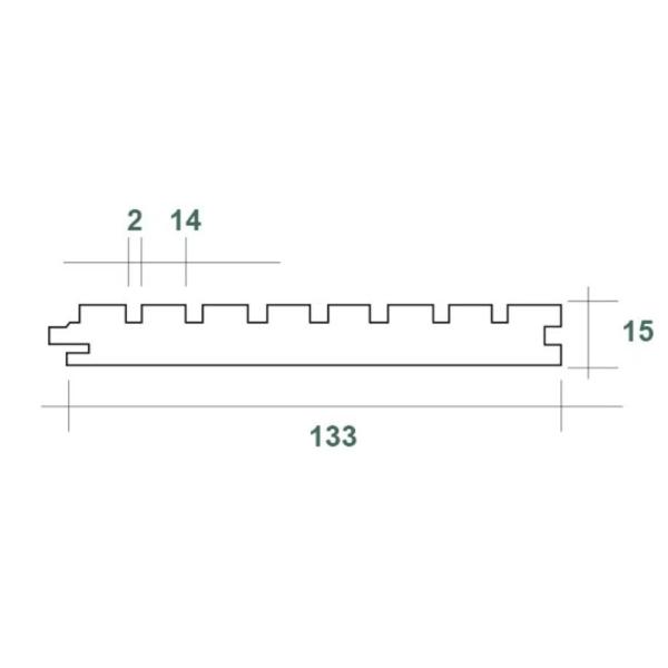 28/4mm Soundproofing Grooved Acoustic Panel Interior Decoration Ceiling Board